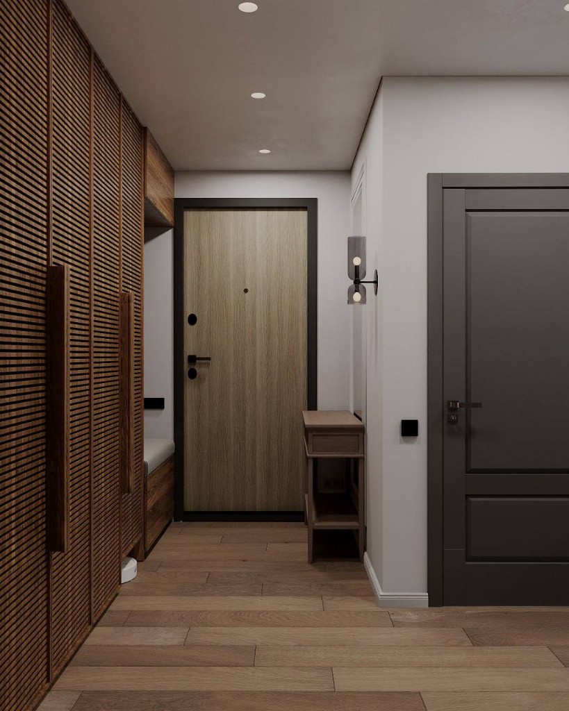 Детская с круглой кроваткой и шкафами