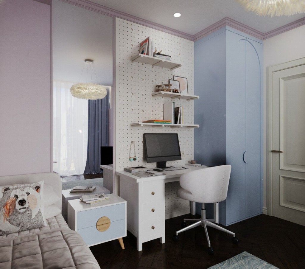 Ванная с бордовыми панелями и овальной ванной