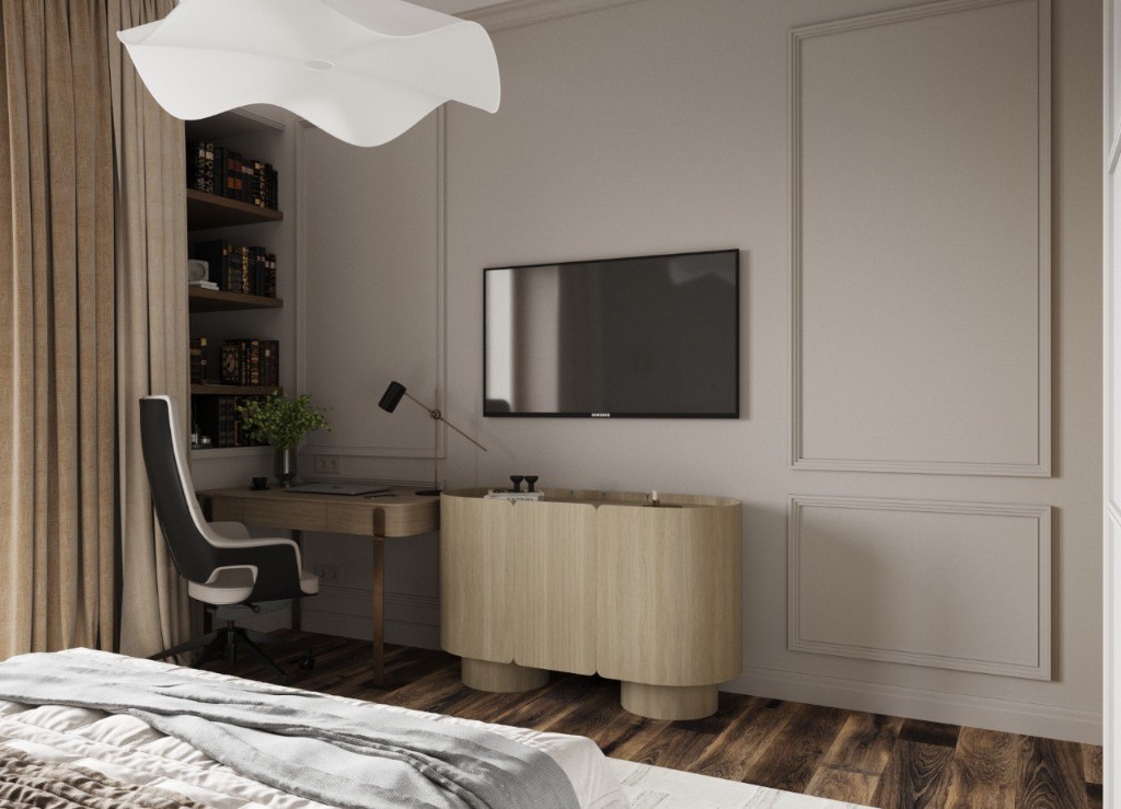 Ванная с тумбой, зеркалом-шкафчиком и душевой